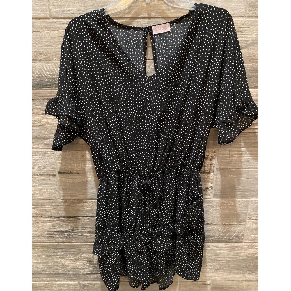 Pink Lilly Polka Dotted Romper